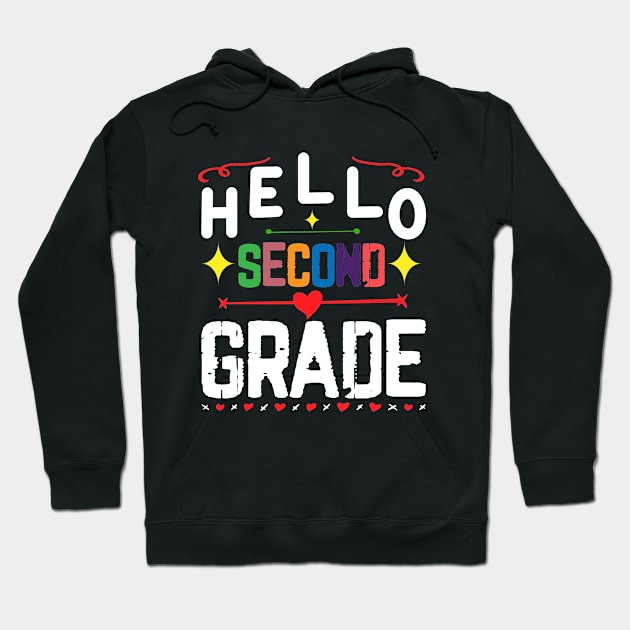 Hello Second Grade - Back to school Hoodie by SILVER01